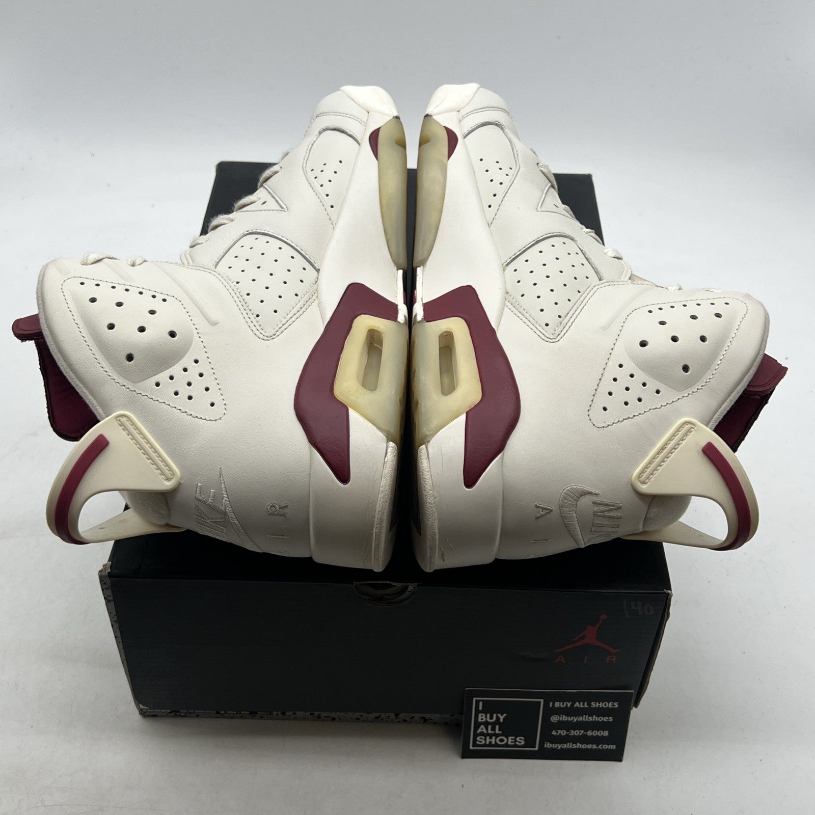 Size 13 - Air Jordan 6 Retro 2015 Maroon (384664-116)
