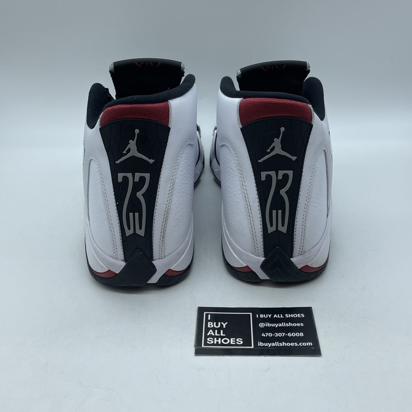 Size 13 - Air Jordan 14 Retro 2024 Black Toe White Suede Leather (487471-160)