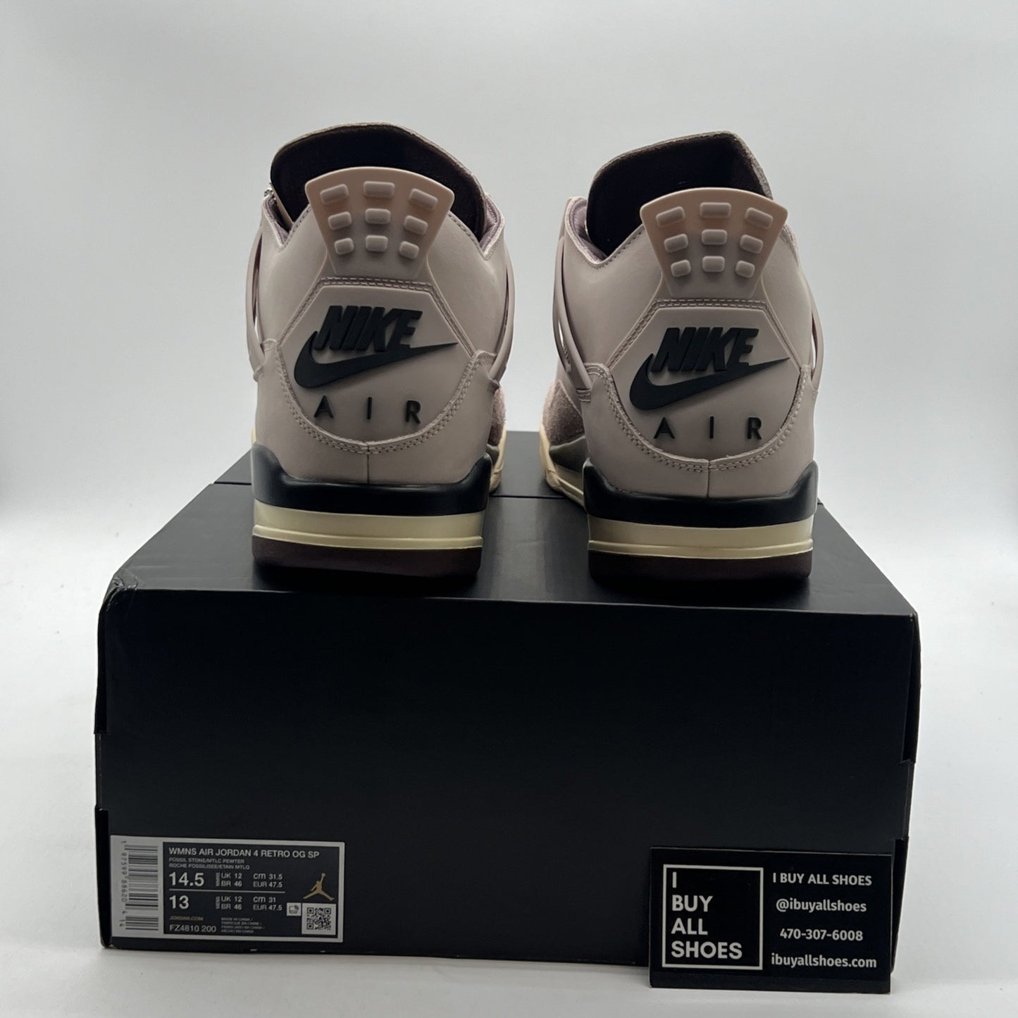 Size 14.5 - A Ma Maniére x Air Jordan 4 Retro While You Were Sleeping W