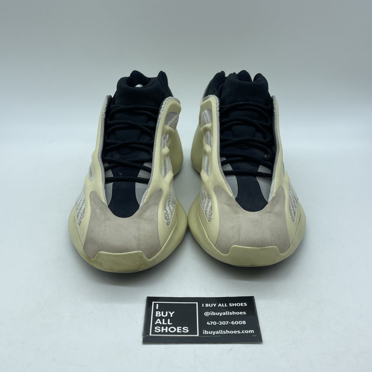 Size 9.5 - adidas Yeezy Boost 700 V3 Azael Black White Suede (FW4980)