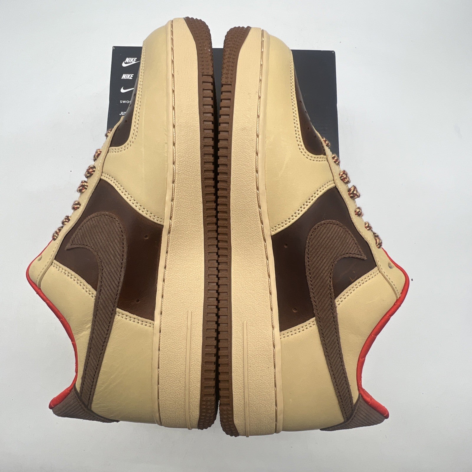 Size 10 - Nike Air Force 1 '07 Light British Tan Cacao Wow (HQ3447-222)