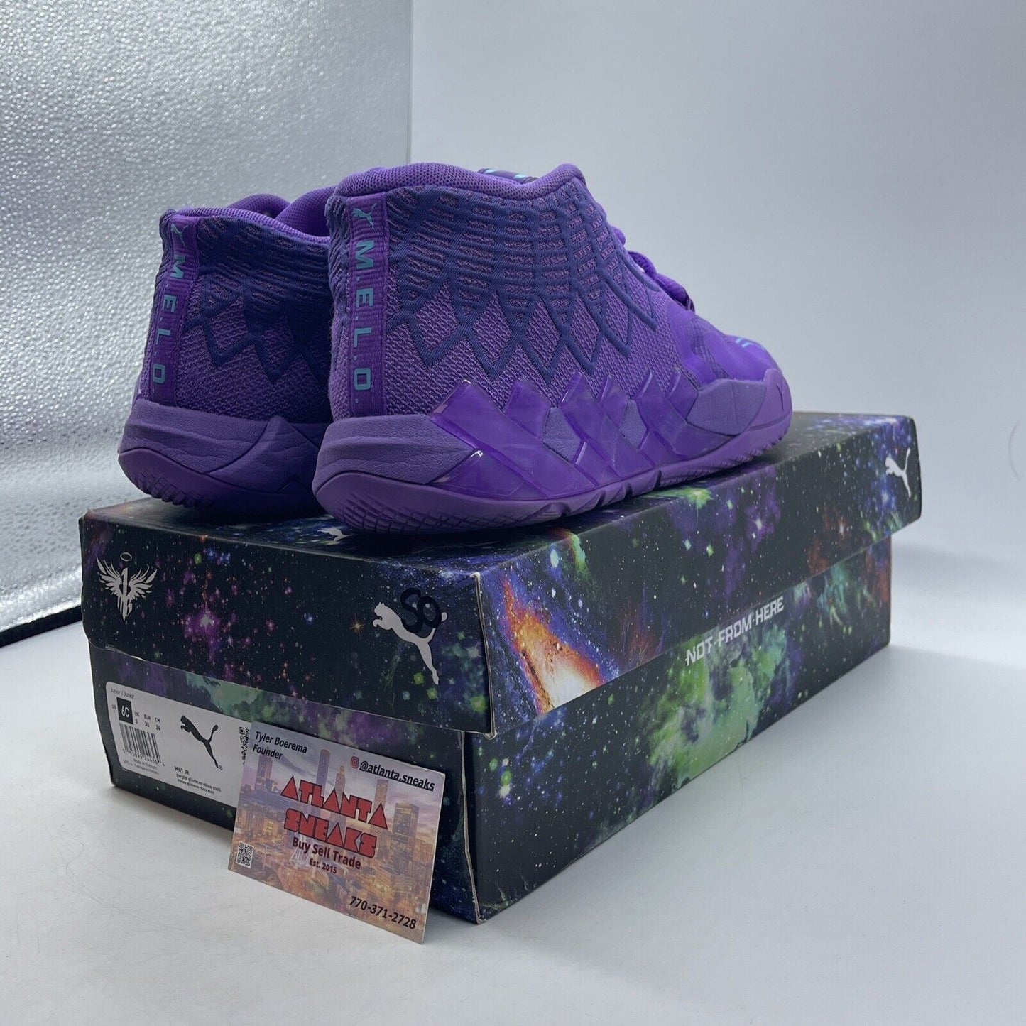 Size 6Y - PUMA MB.01 Queen City Blue Purple (376886-10)