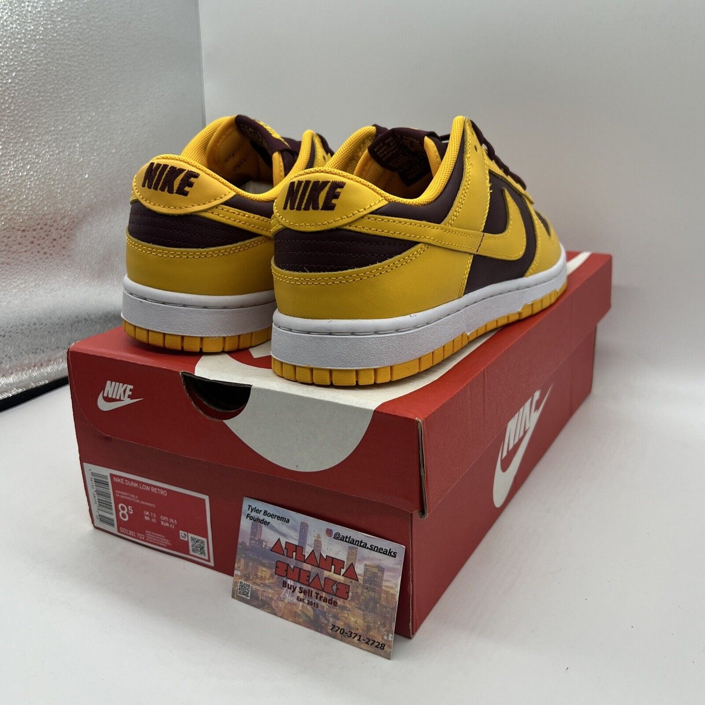 Size 8.5 - Nike Dunk Low Retro Arizona State Sun Devils 2022 Brand New Og