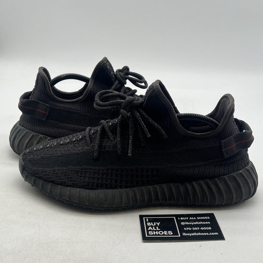 Size 9.5 - adidas Yeezy Boost 350 V2 Low Black Non-Reflective (FU9006)