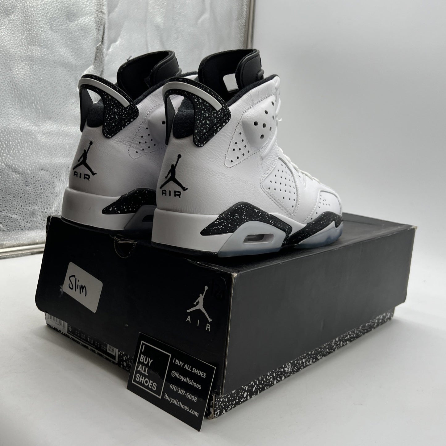 Size 10 - Air Jordan 6 Retro Reverse Oreo (CT8529-112)