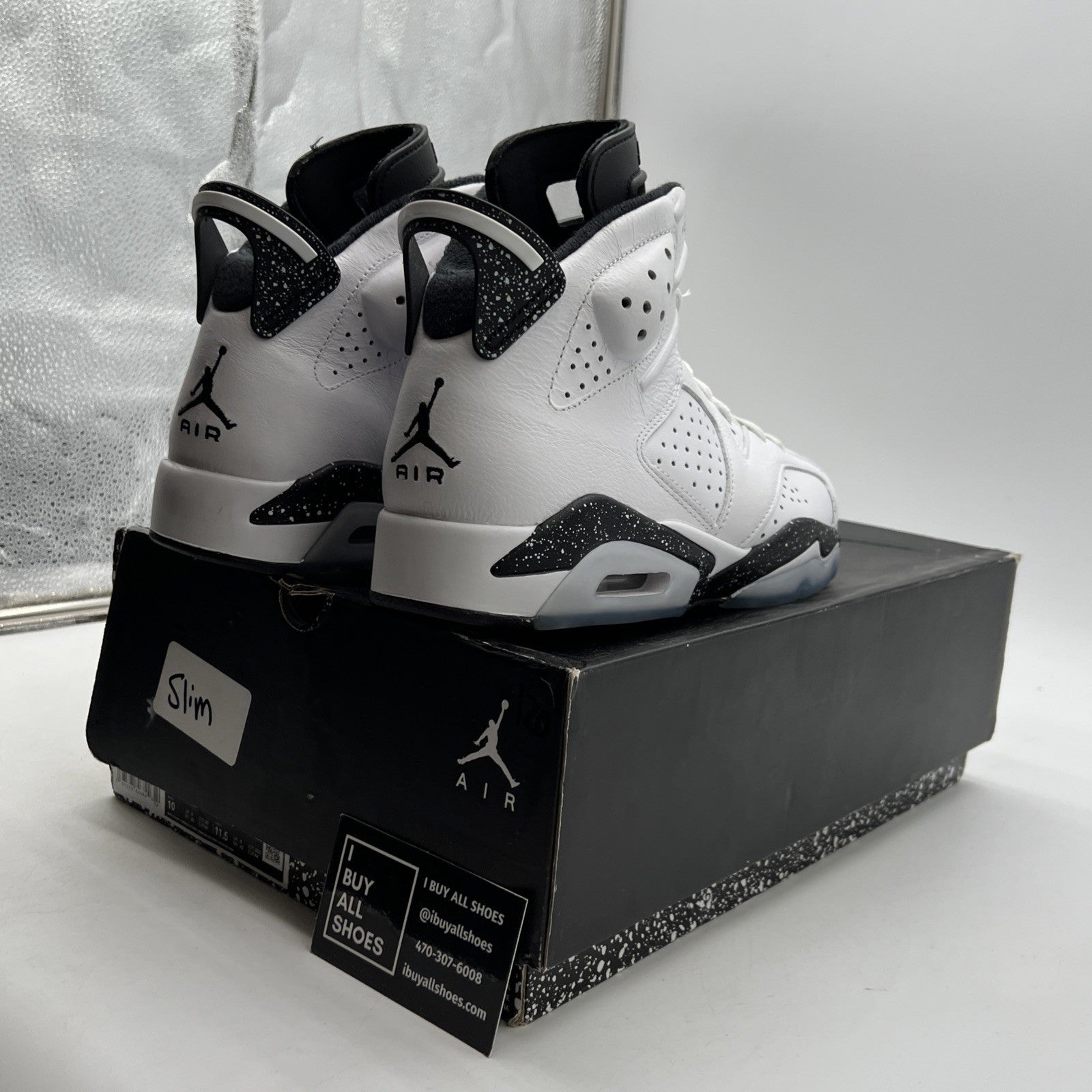 Size 10 - Air Jordan 6 Retro Reverse Oreo (CT8529-112)