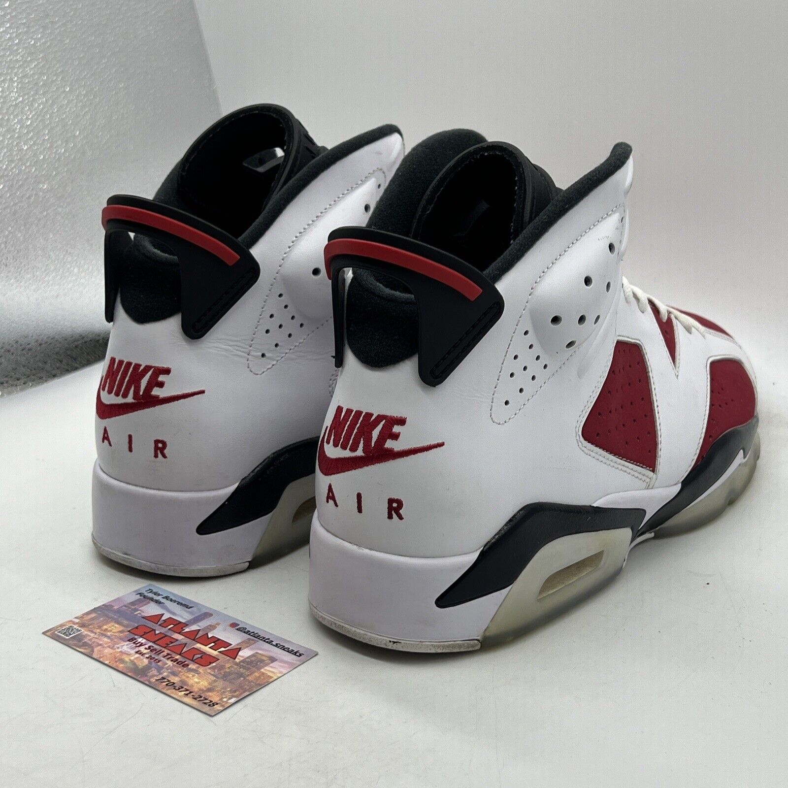 Size 12 - Jordan 6 Retro OG Mid Carmine White Black Red Leather (CT8529-106)