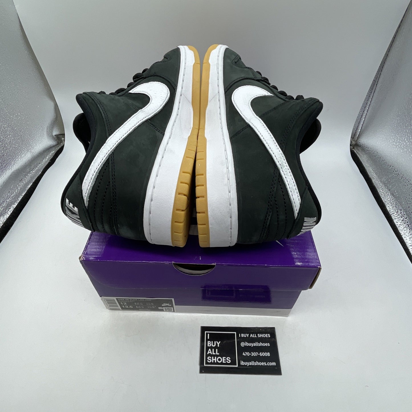 Size 12 - Nike Dunk Low SB Black Gum (CD2563-006)
