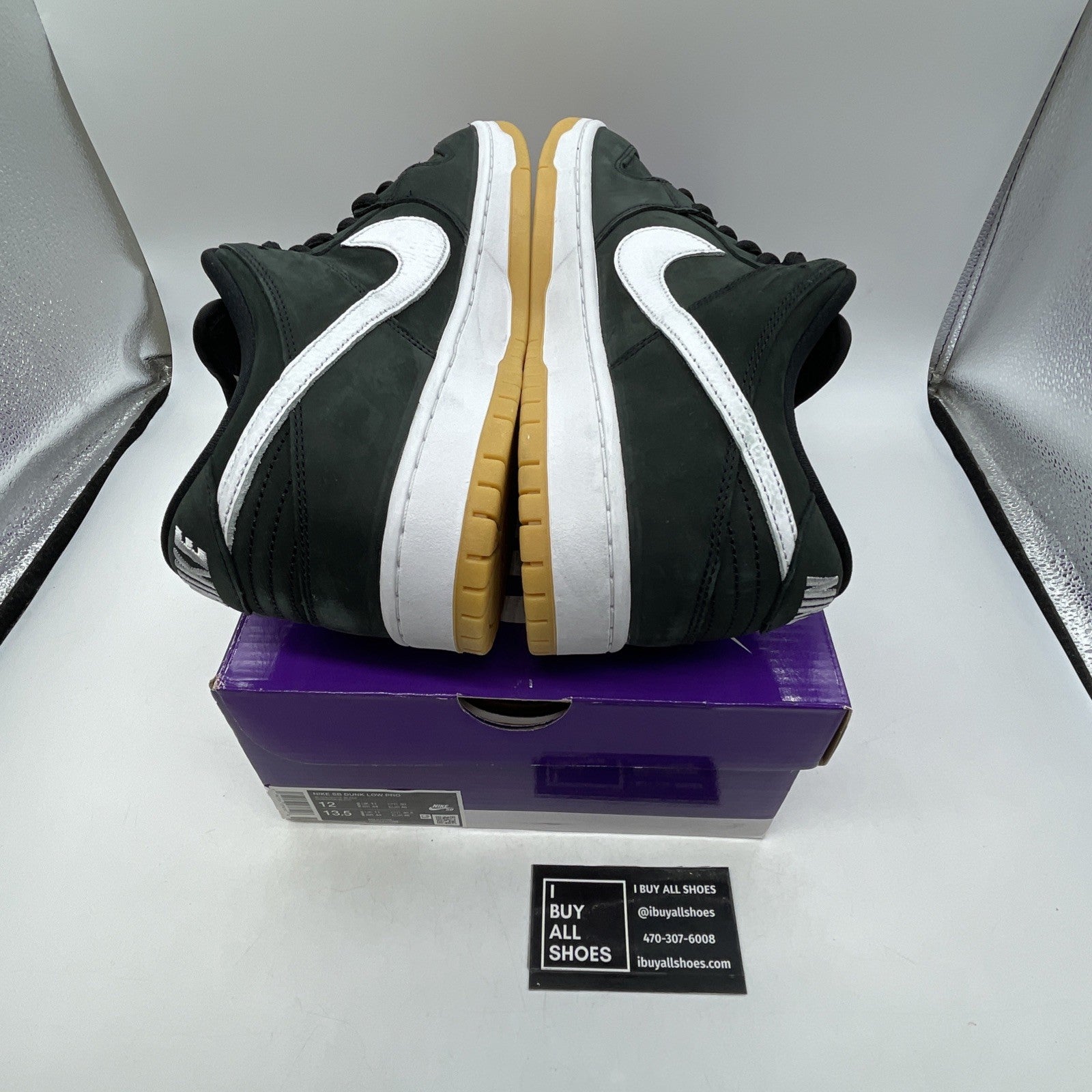 Size 12 - Nike Dunk Low SB Black Gum (CD2563-006)
