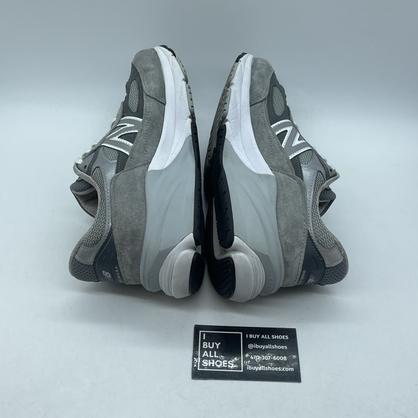 Size 8.5 - New Balance 990v6 Made in USA Castlerock Grey Suede (M990GL6)