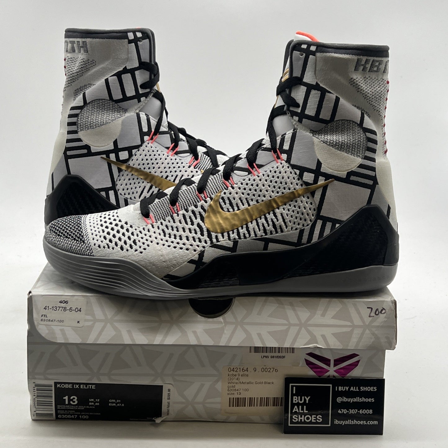 Size 13 - Nike Kobe 9 Elite Fundamentals (630847-100)