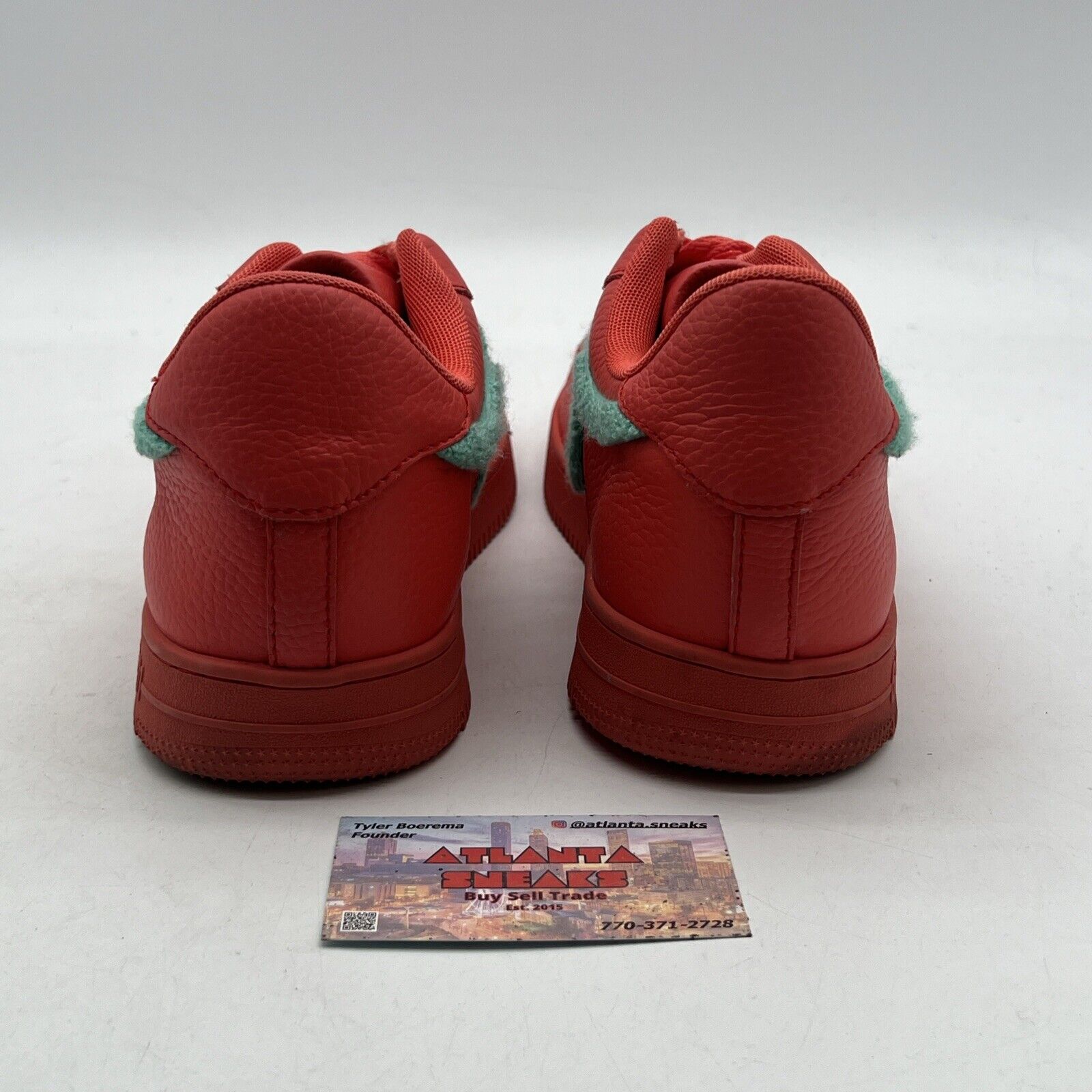 Size 11 - John Geiger GF-01 Peach Teal Chenille Banned Sneaker