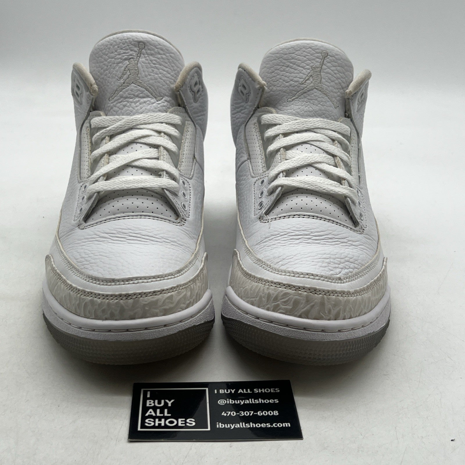 Size 11 - Air Jordan 3 Retro Triple White (136064-111)