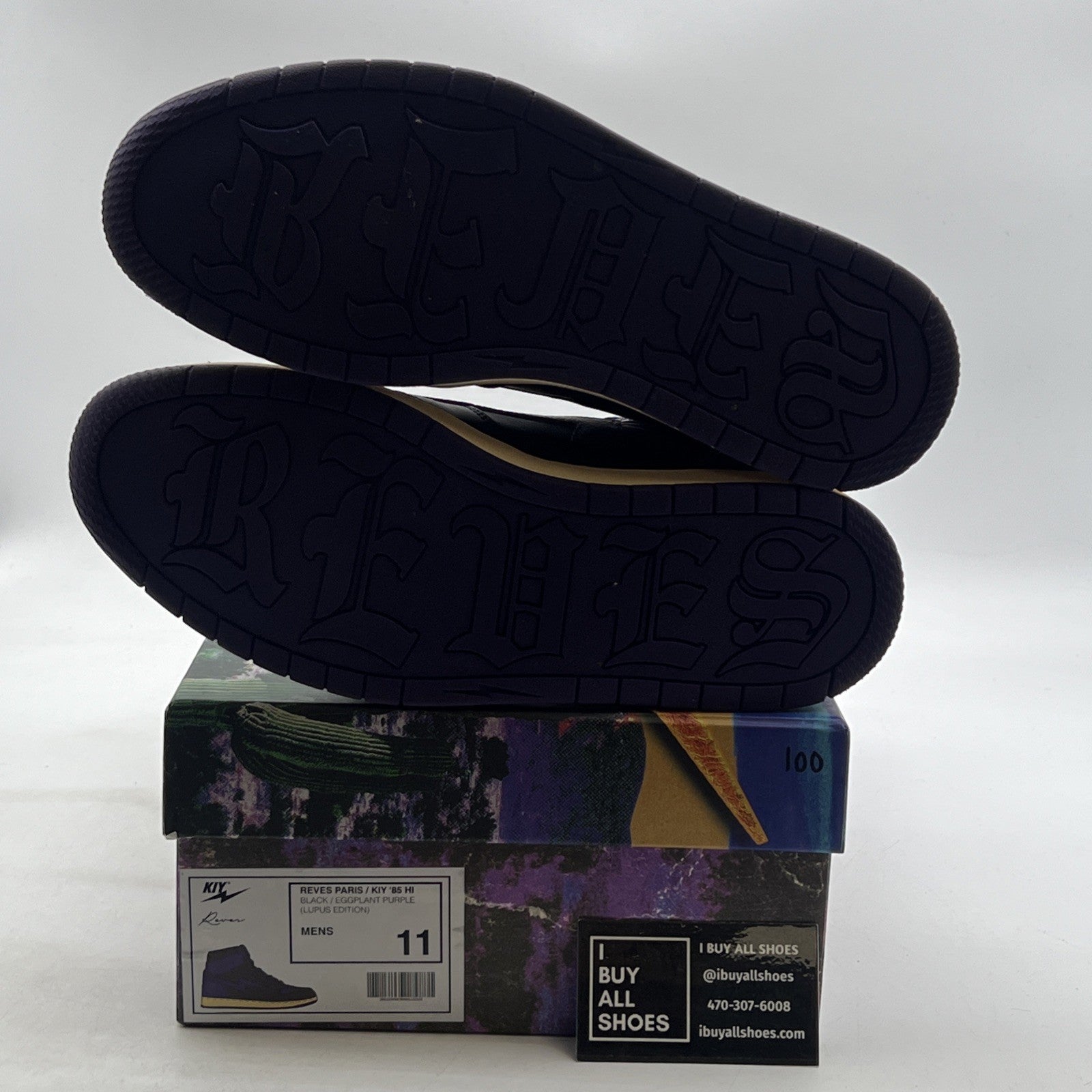 Size 11 - Air Kiy 85 Hi  Reeves Paris Lupus Awareness