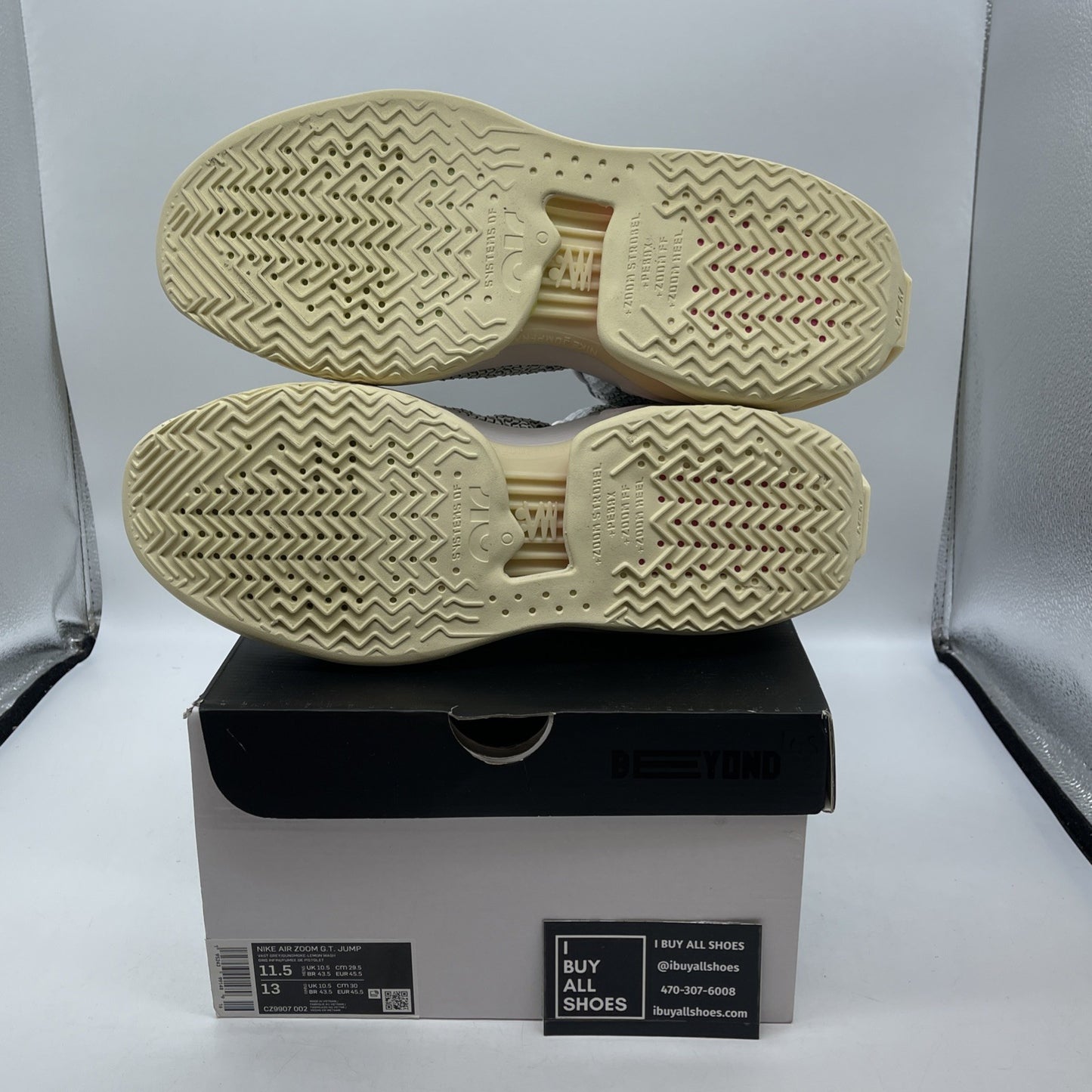 Size 11.5 - Nike Air Zoom GT Jump Vast Grey (CZ9907-002)