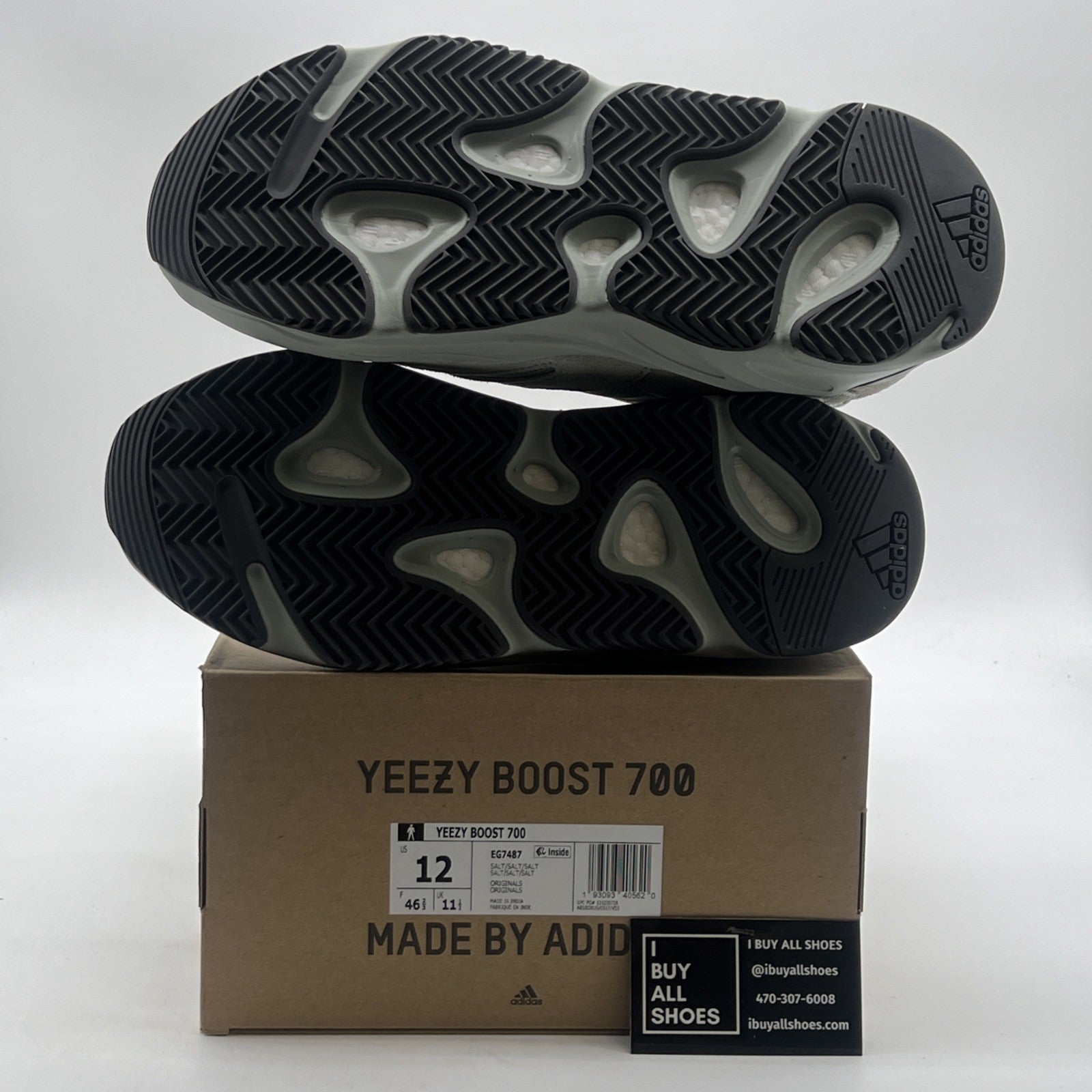 Size 12 - Adidas Yeezy Boost 700 Salt (EG7487)