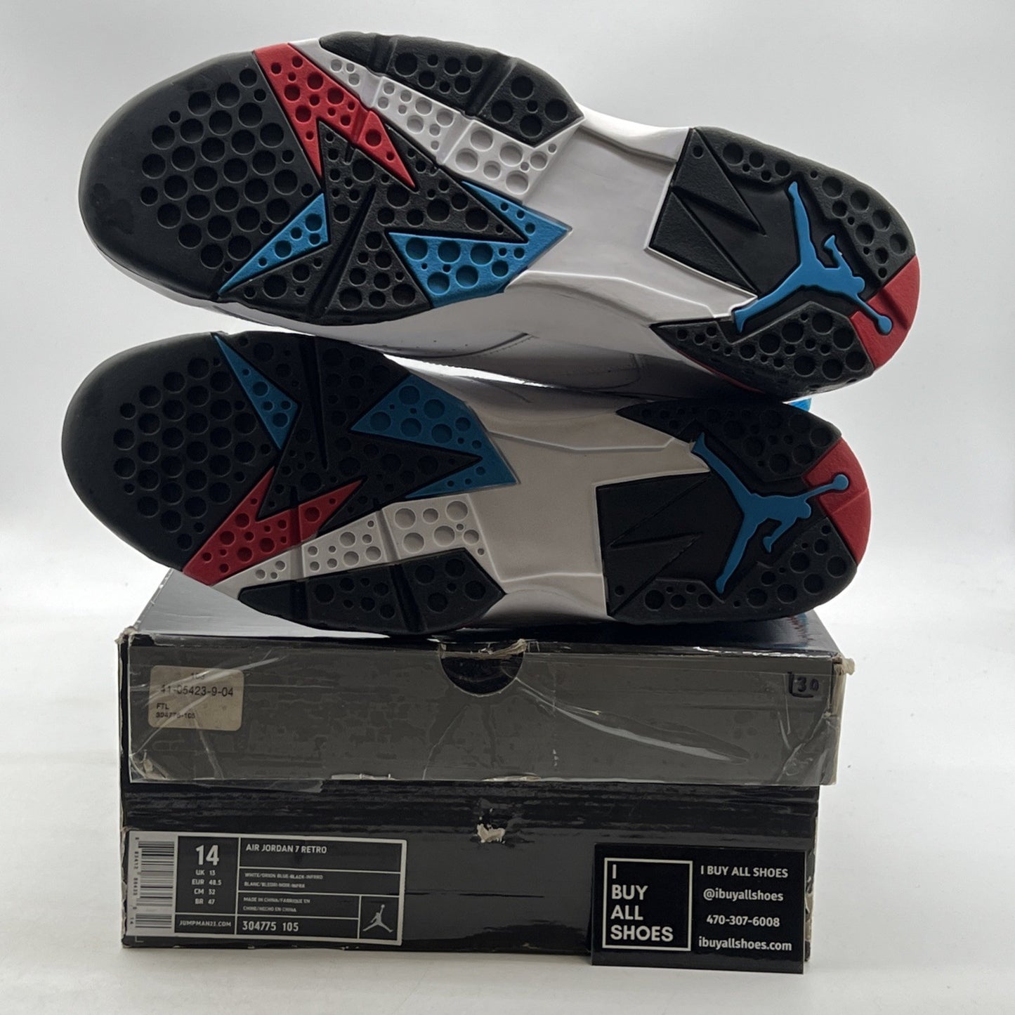 Size 14 - Air Jordan 7 Retro Orion (304775-105)