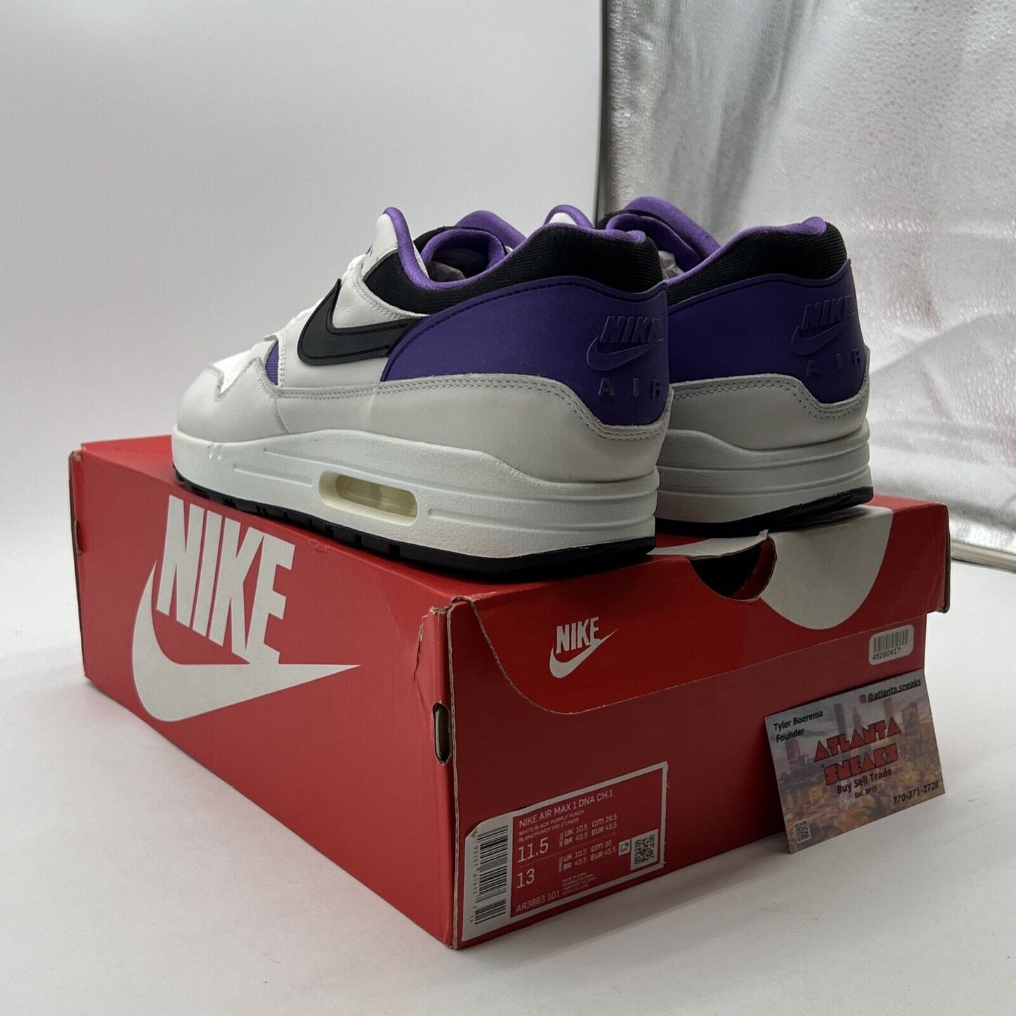 Size 11.5 - Nike Air Max 1 DNA Series (AR3863-101)