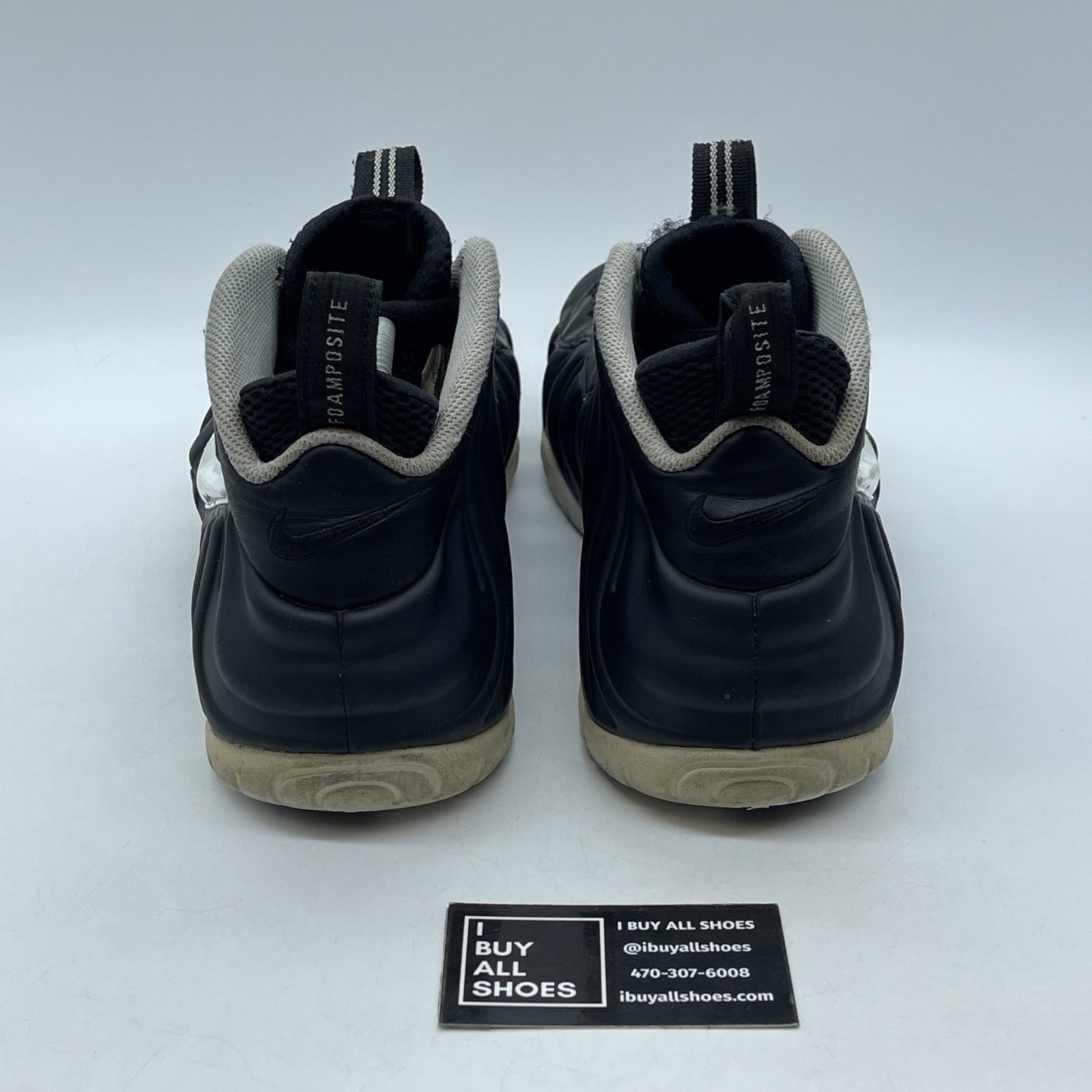 Size 11.5 - Nike Air Foamposite Pro 2016 Dr. Doom Black Leather (624041-006)