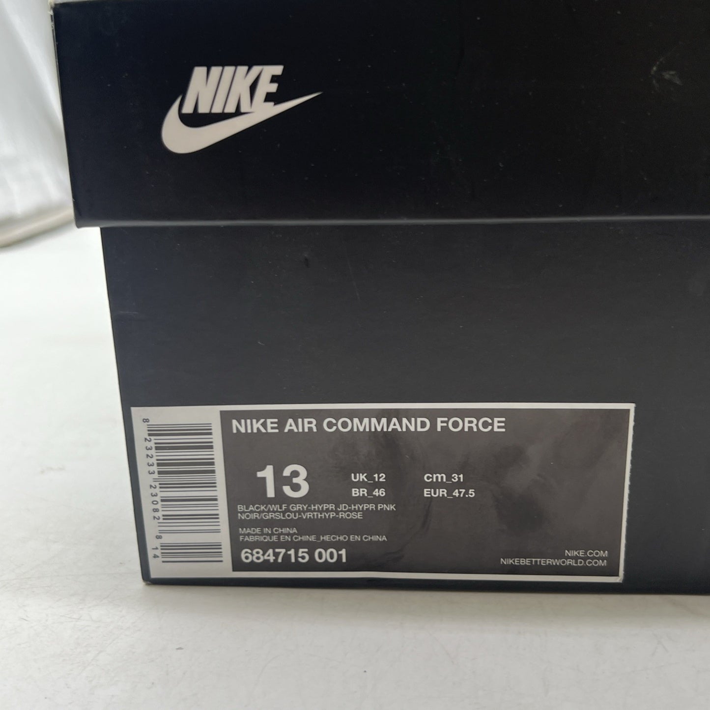 Size 13 - Nike Air Command Force Spurs (684715-001)