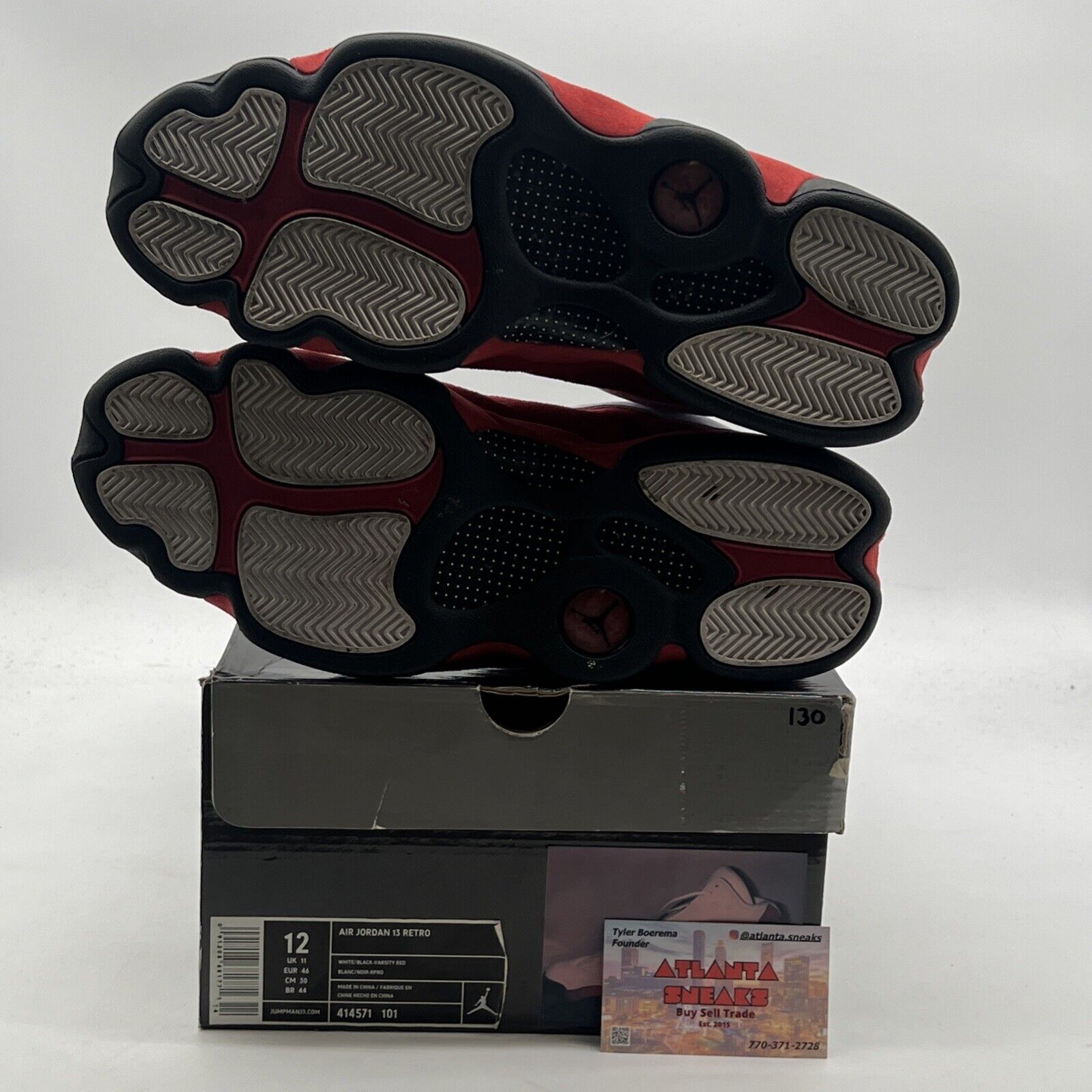 Size 12 - Air Jordan 13 Retro 2010 Cherry (414571-101)