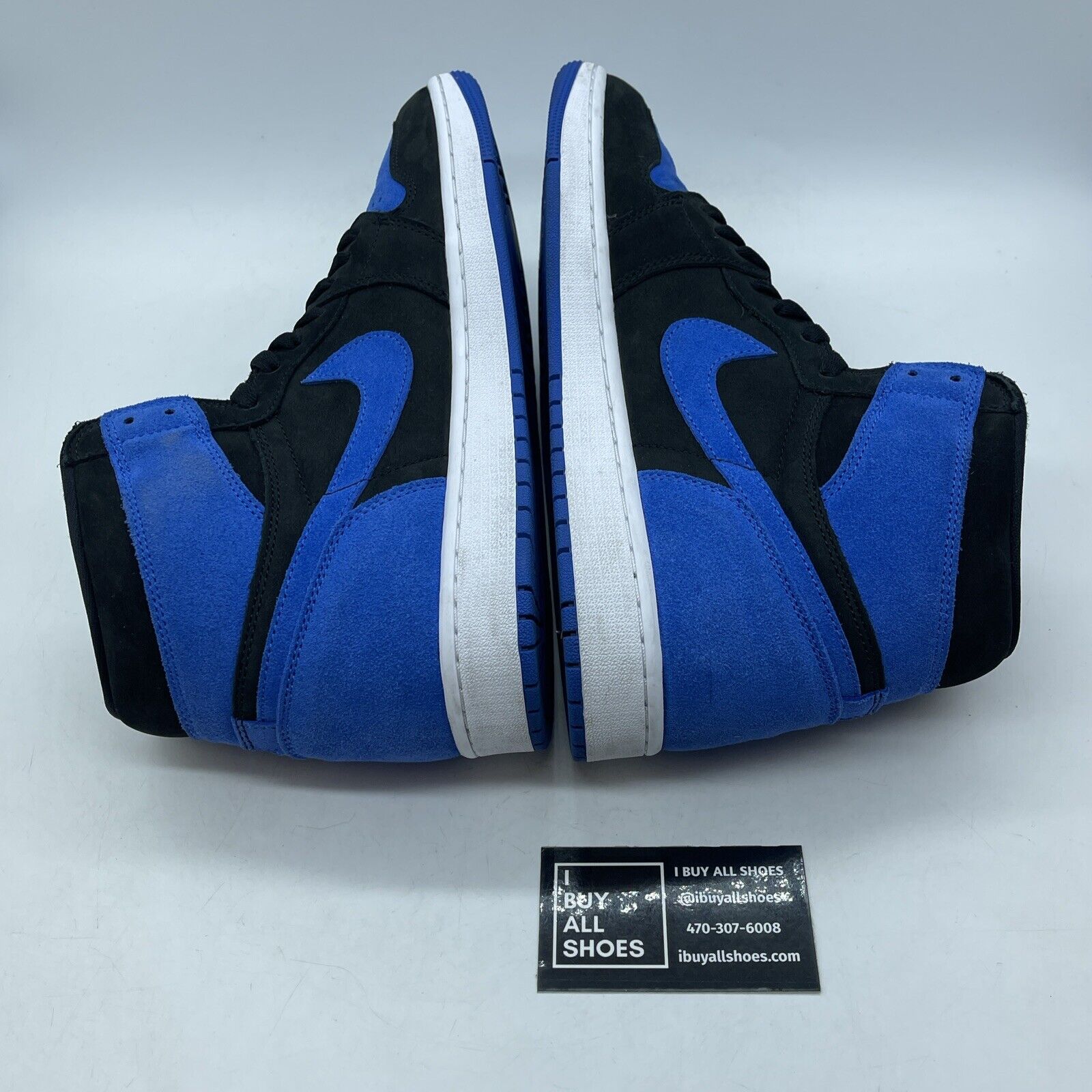 Size 12 - Jordan 1 Retro OG High Royal Reimagined Blue Black Suede (DZ5485-042)