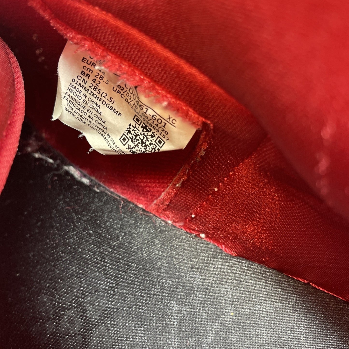 Size 11.5W - Air Jordan 1 Retro OG High Satin Red White Leather (CD0461-601)