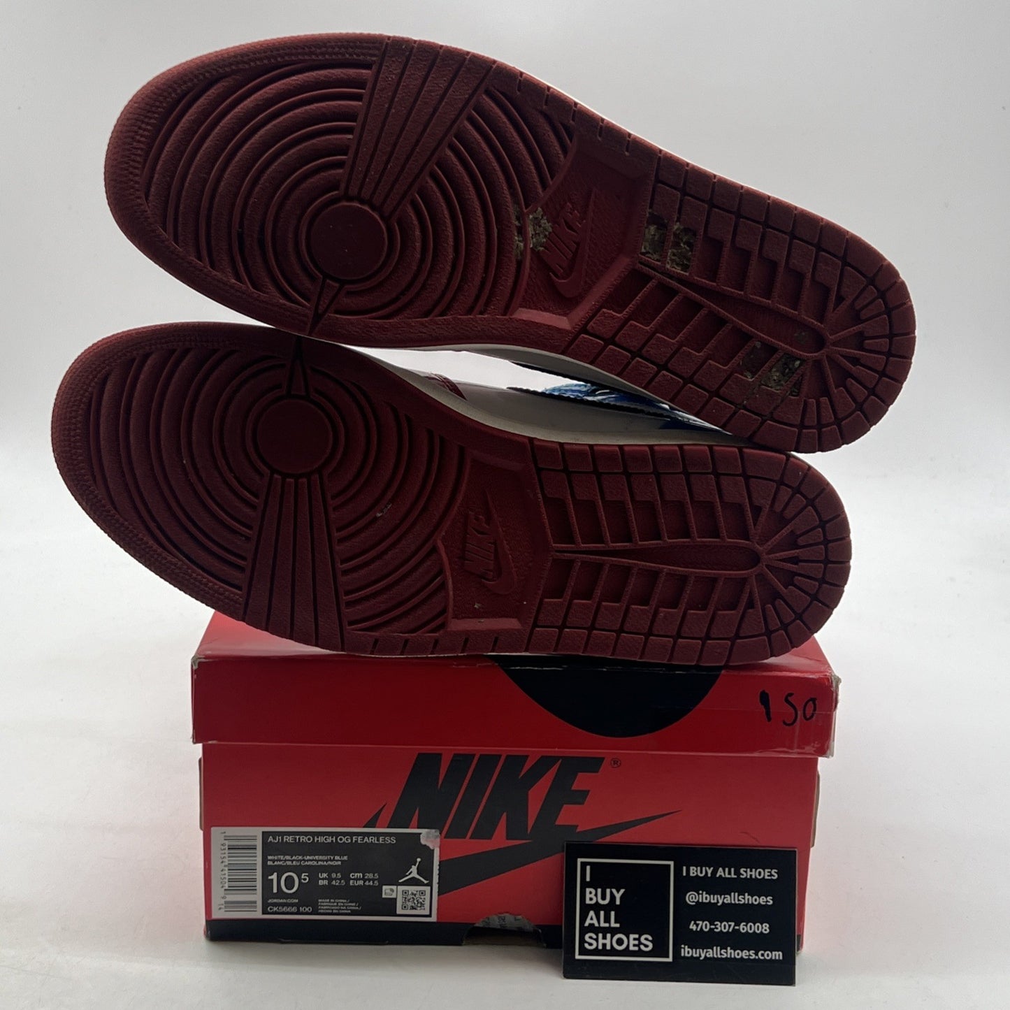 Size 10.5 - Air Jordan 1 Retro OG High Fearless (CK5666-100)