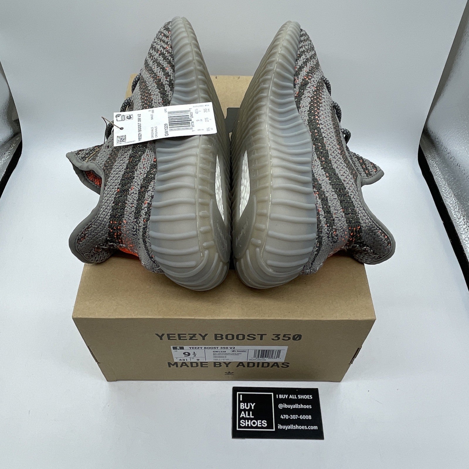 Size 9.5 - adidas Yeezy Boost 350 V2 Low Beluga Reflective Suede (GW1229)