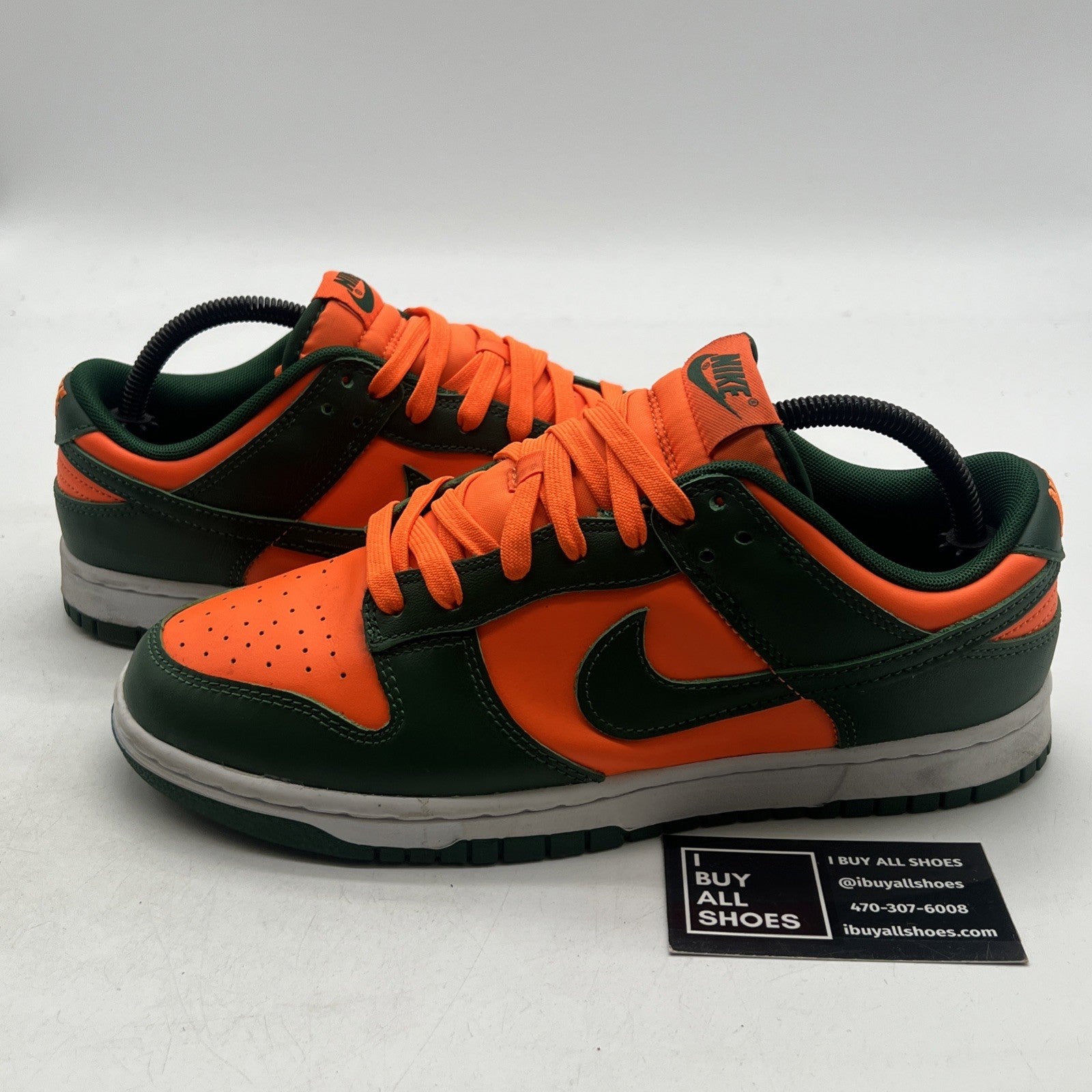 Size 8.5 - Nike Dunk Low Miami Hurricanes (DD1391-300)