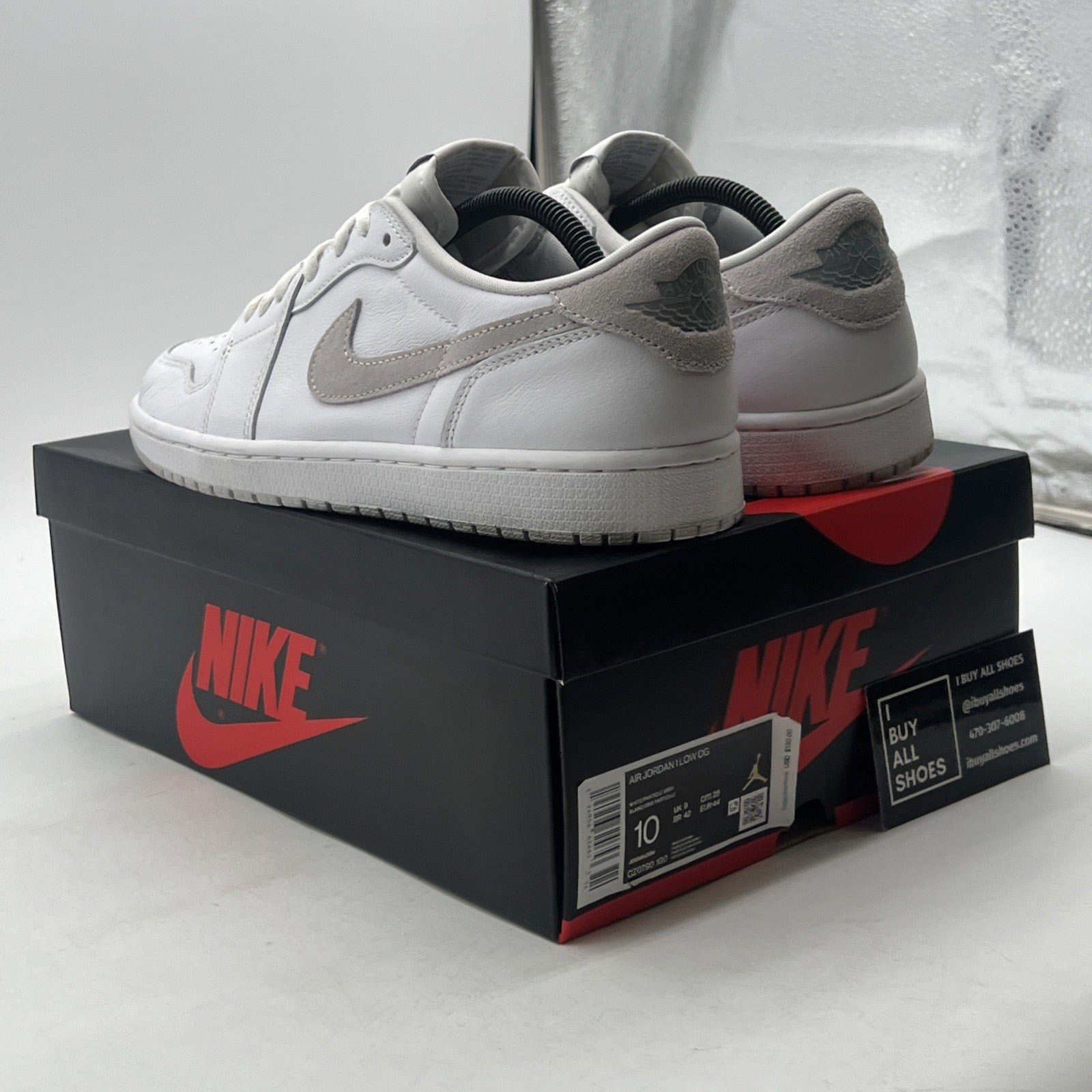 Size 10 - Air Jordan 1 Low OG Neutral Gray (CZ0790-100)