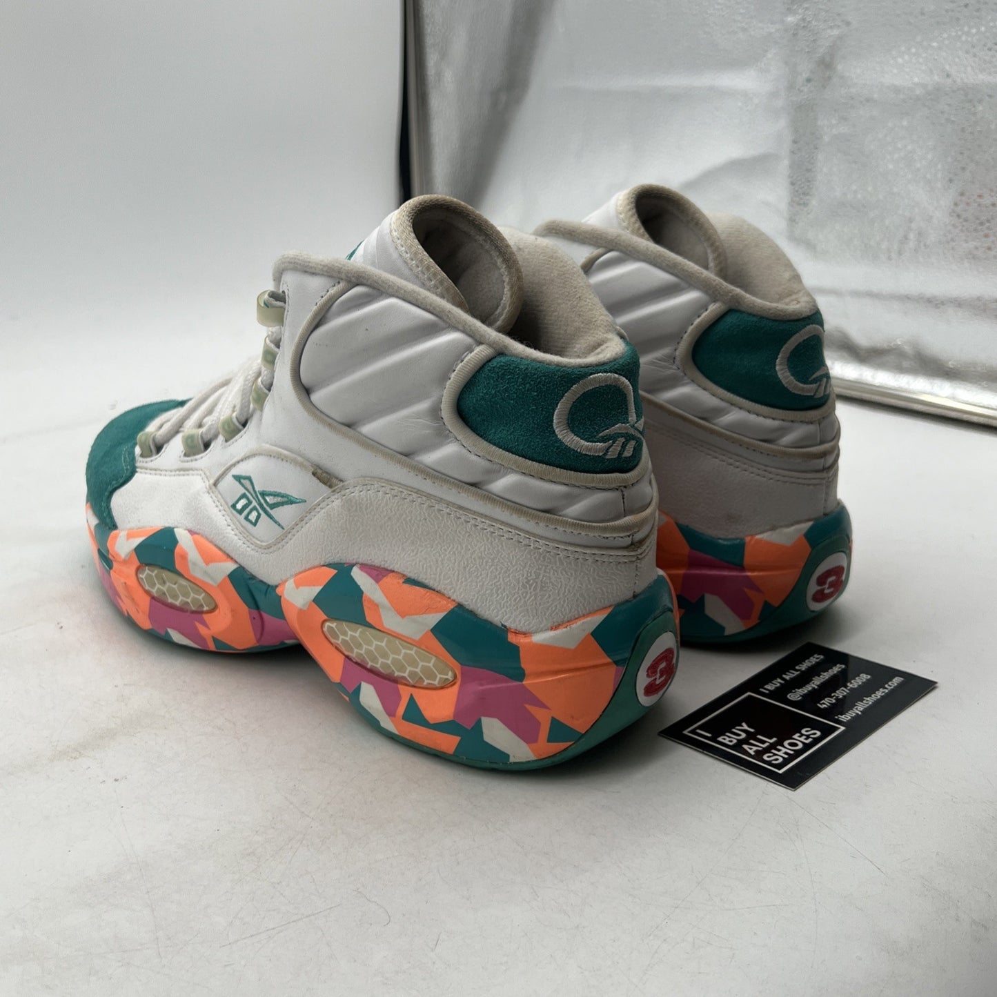 Size 11 - Reebok Question Mid White Noise (M44034)