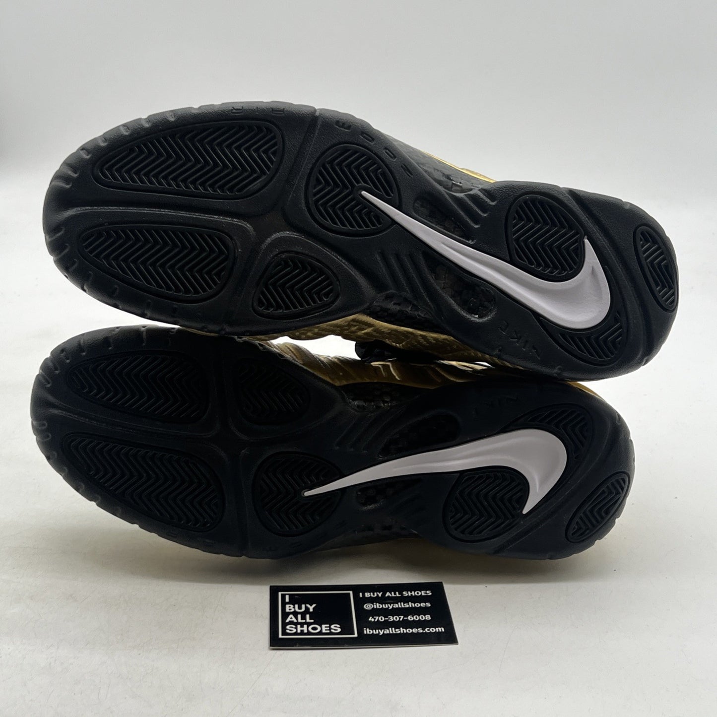 Size 11.5 - Nike Air Foamposite Pro Metallic Gold (624041-701)