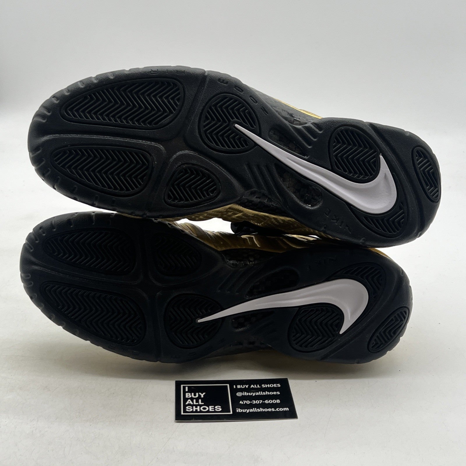 Size 11.5 - Nike Air Foamposite Pro Metallic Gold (624041-701)