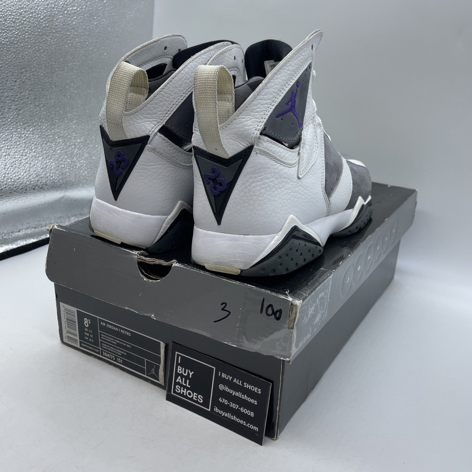 Size 8.5 - Air Jordan 7 Retro Flint (304775-151)