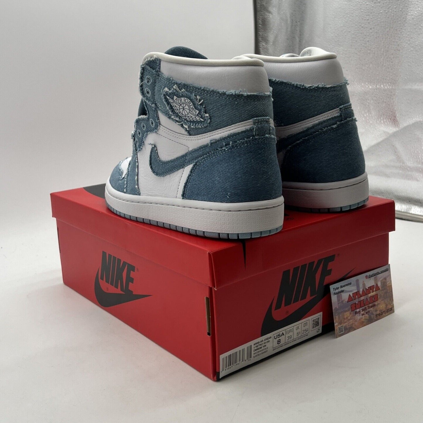 Size 8 - Air Jordan 1 High OG Denim 2022 (DM9036-104)