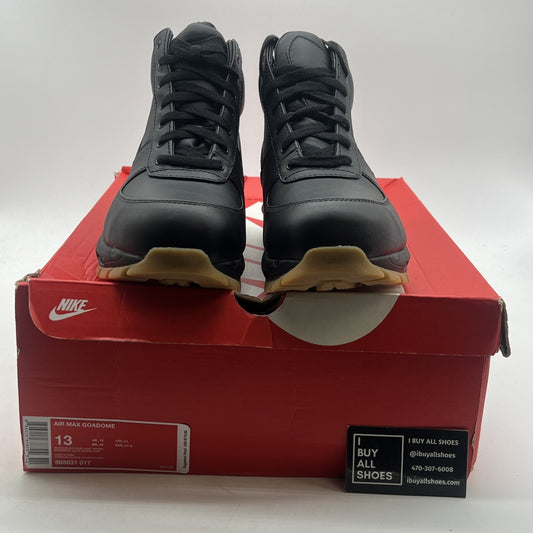 Size 13 - Nike Air Max ACG Goadome (865031-017) Black/Gum Winter Leather Boots
