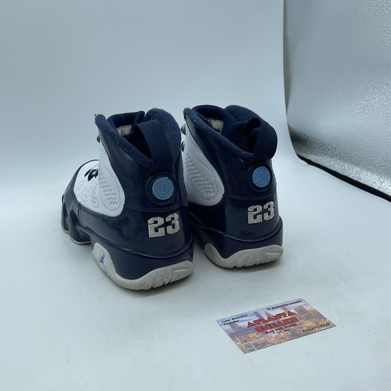Size 8 - Air Jordan 9 Retro UNC Blue White Leather (302370-145)