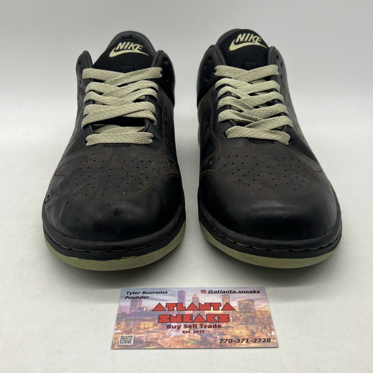 Size 10.5 - Nike Dunk 1 Piece Low Black Mint (312424-001)