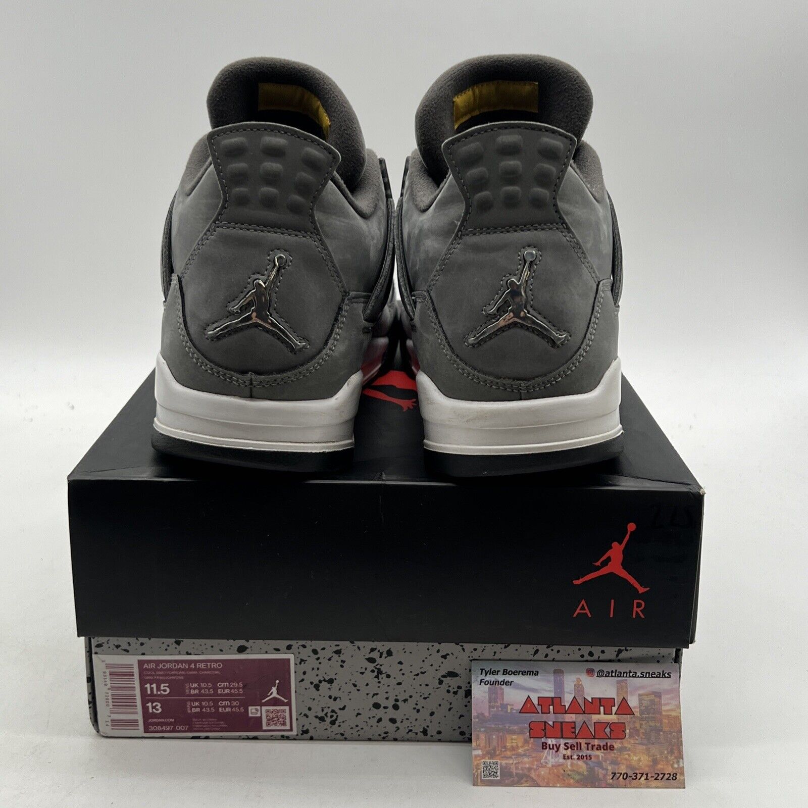 Size 11.5 - Jordan 4 Retro Low Cool Grey (308497-007)