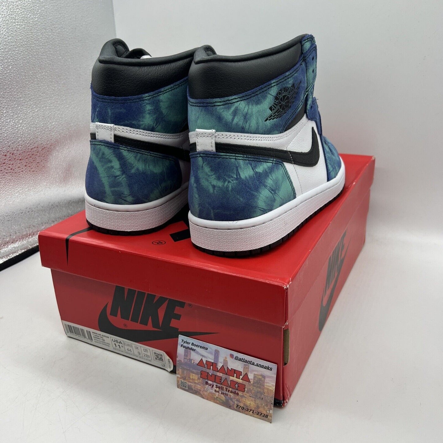 Nike Air Jordan 1 One Tie Dye Wmns Size 11.5 Retro High OG CD0461100 Brand New