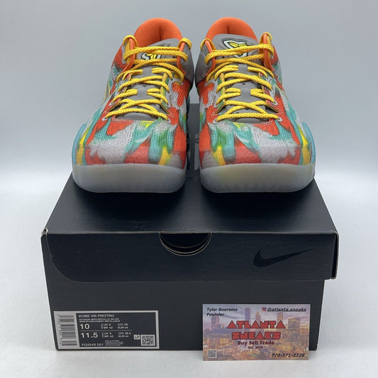Size 10 - Nike Kobe 8 Protro 2024 Venice Beach Yellow Green Orange (FQ3548-001)