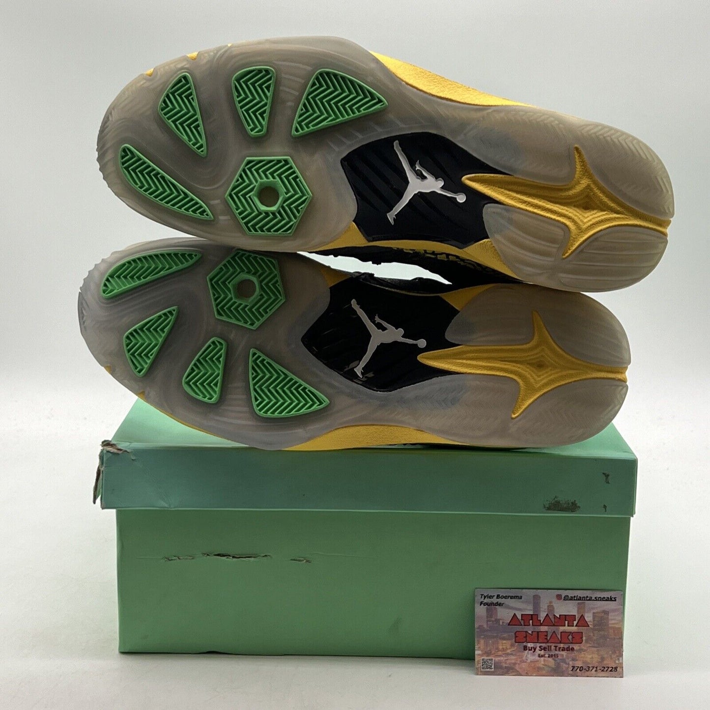 Size 13.5 - Jordan CP3 7 Brazil Pack Black Yellow (687913-820)