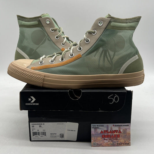 Size 13 - Converse Chuck Taylor All Star High Translucent Deep Emerald (167275C)