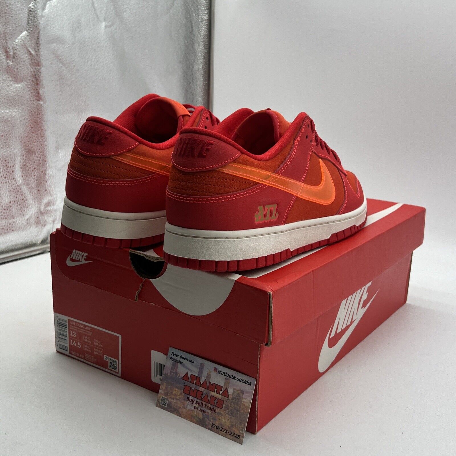 Size 13 - Nike Dunk Low ATL - (FD0724-657)