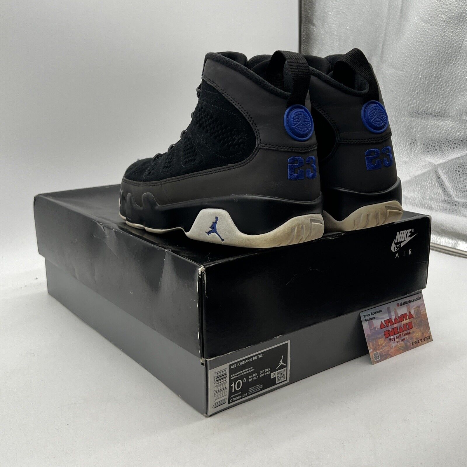 Size 10.5 - Air Jordan 9 Retro Racer Blue (CT8019-024)