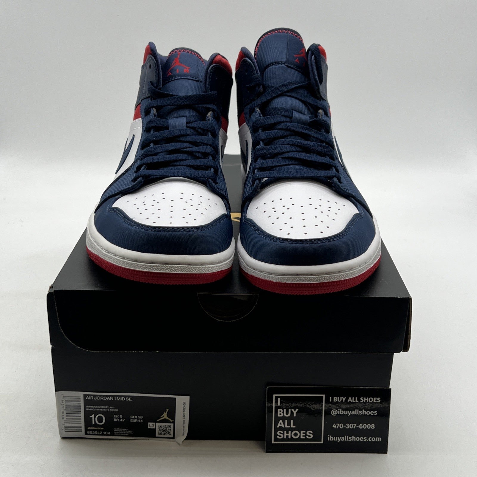 Size 10 - Air Jordan 1 SE Mid Olympic (852542-104)