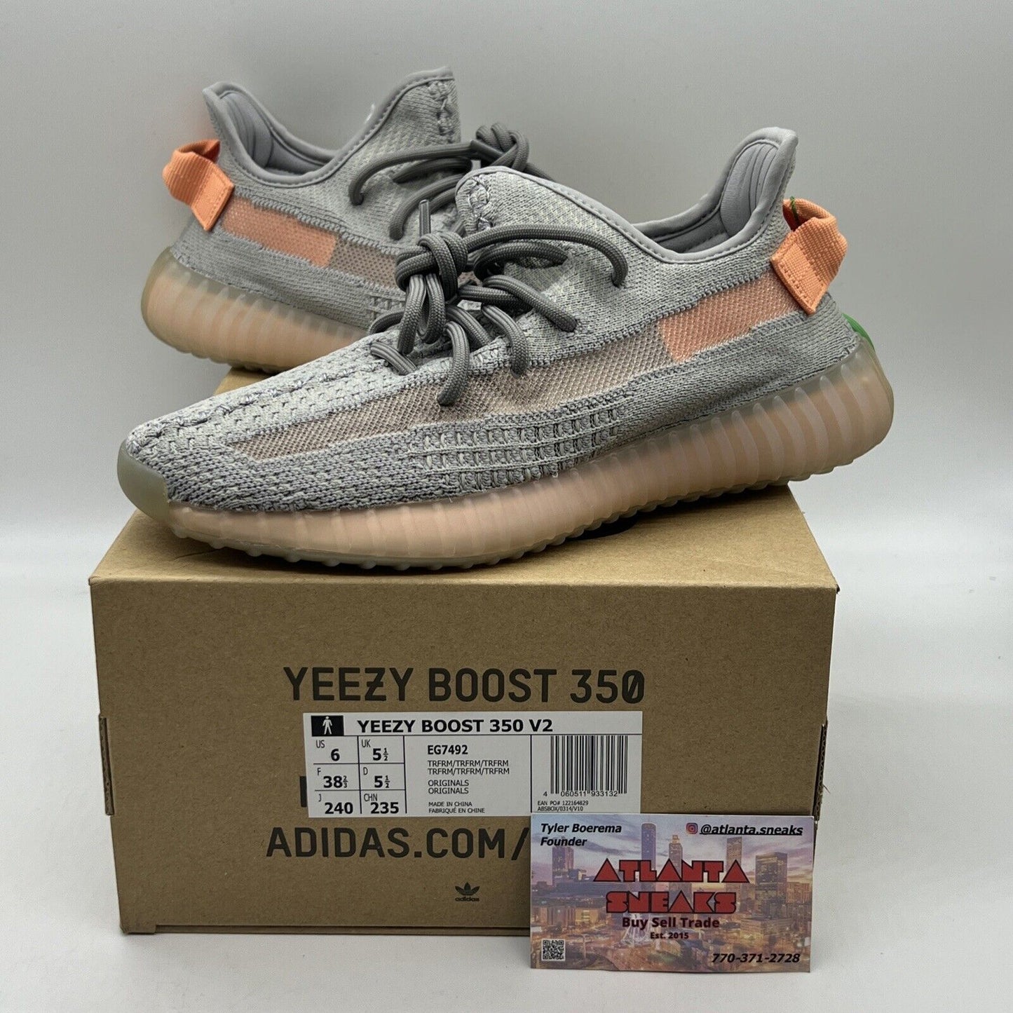 Size 6 - adidas Yeezy Boost 350 V2 True Form Brand New Og All