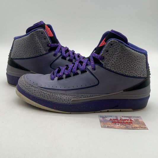 Size 11 - Air Jordan 2 Retro Iron Purple Suede Grey (384475-553)