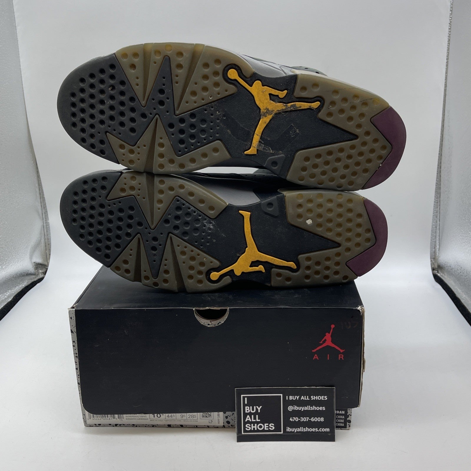 Size 10.5 - Air Jordan 6 Bordeaux Grey Black Suede (CT8529-063)